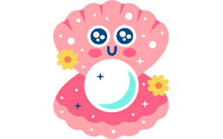 Seashell Sticker PNG