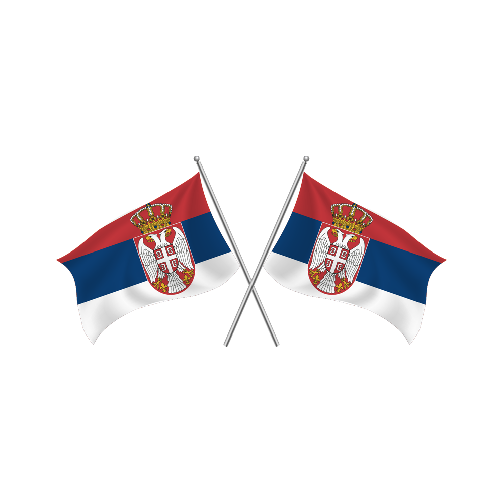 Serbia Flag Transparent Image