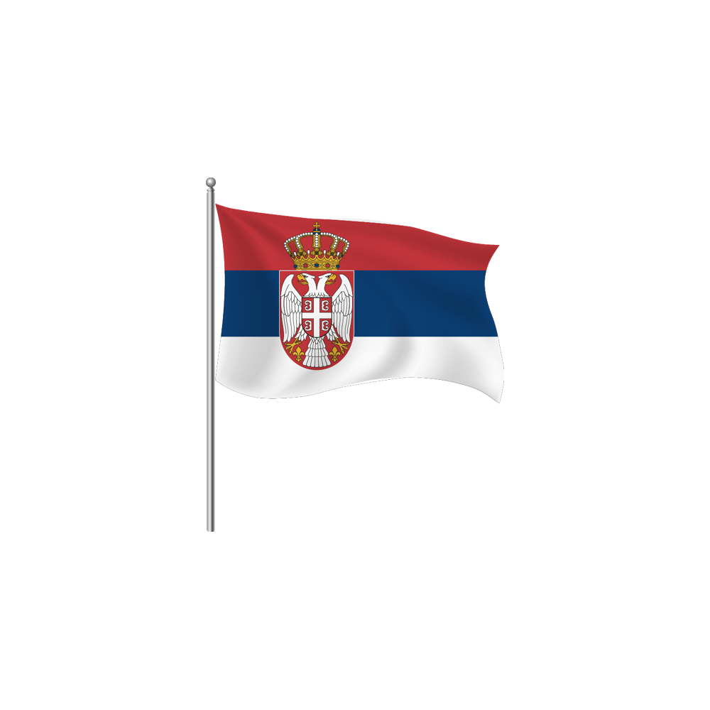 Serbia Flag Transparent Photo