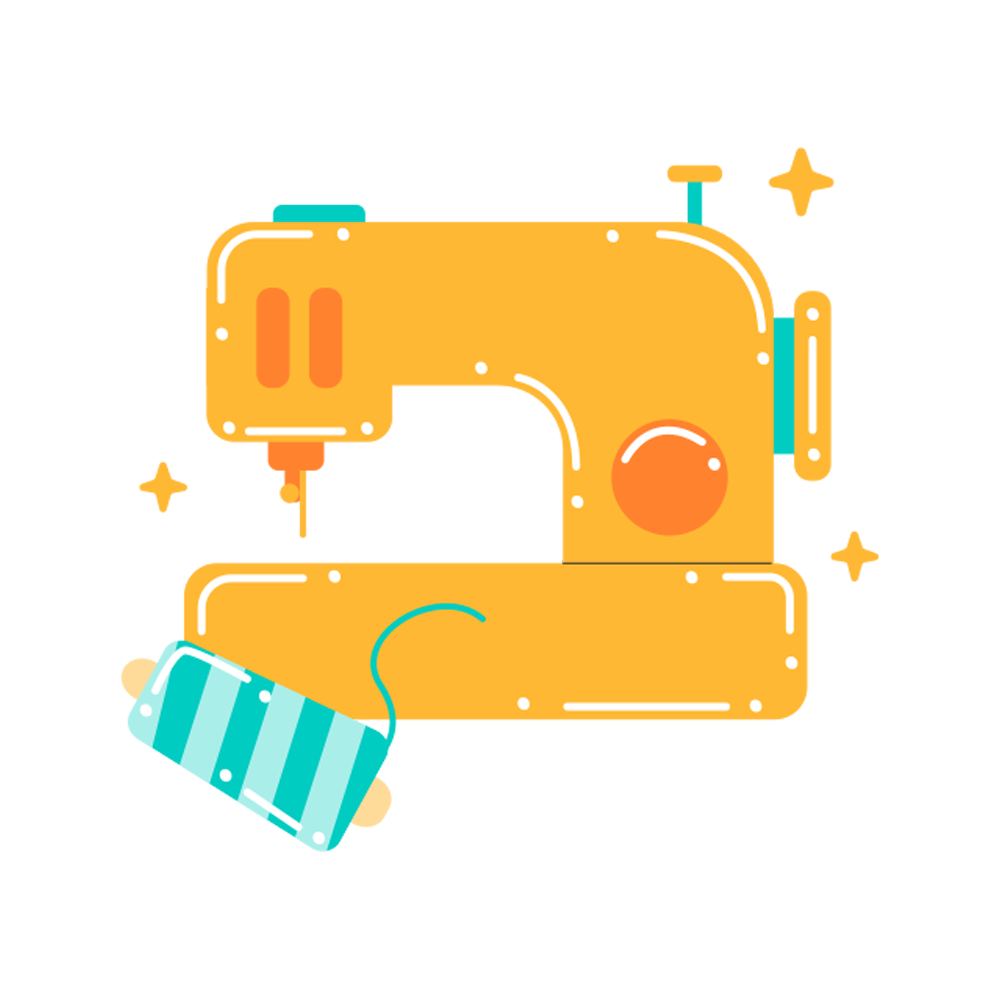 Sewing Free Sticker Transparent Picture