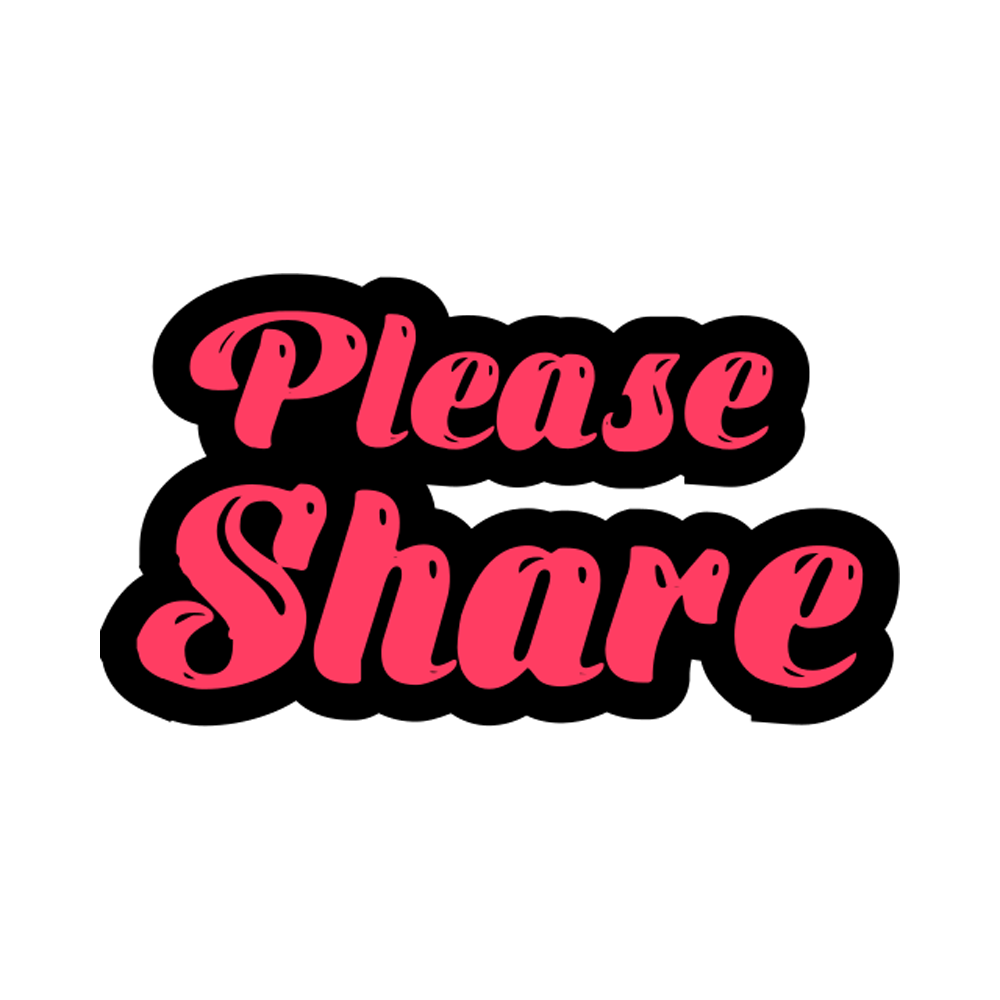 Share Sticker Transparent Picture