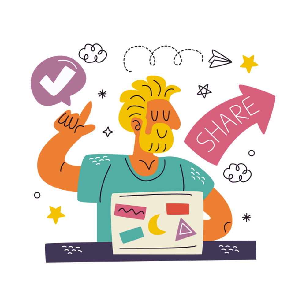 Share Sticker Transparent Gallery