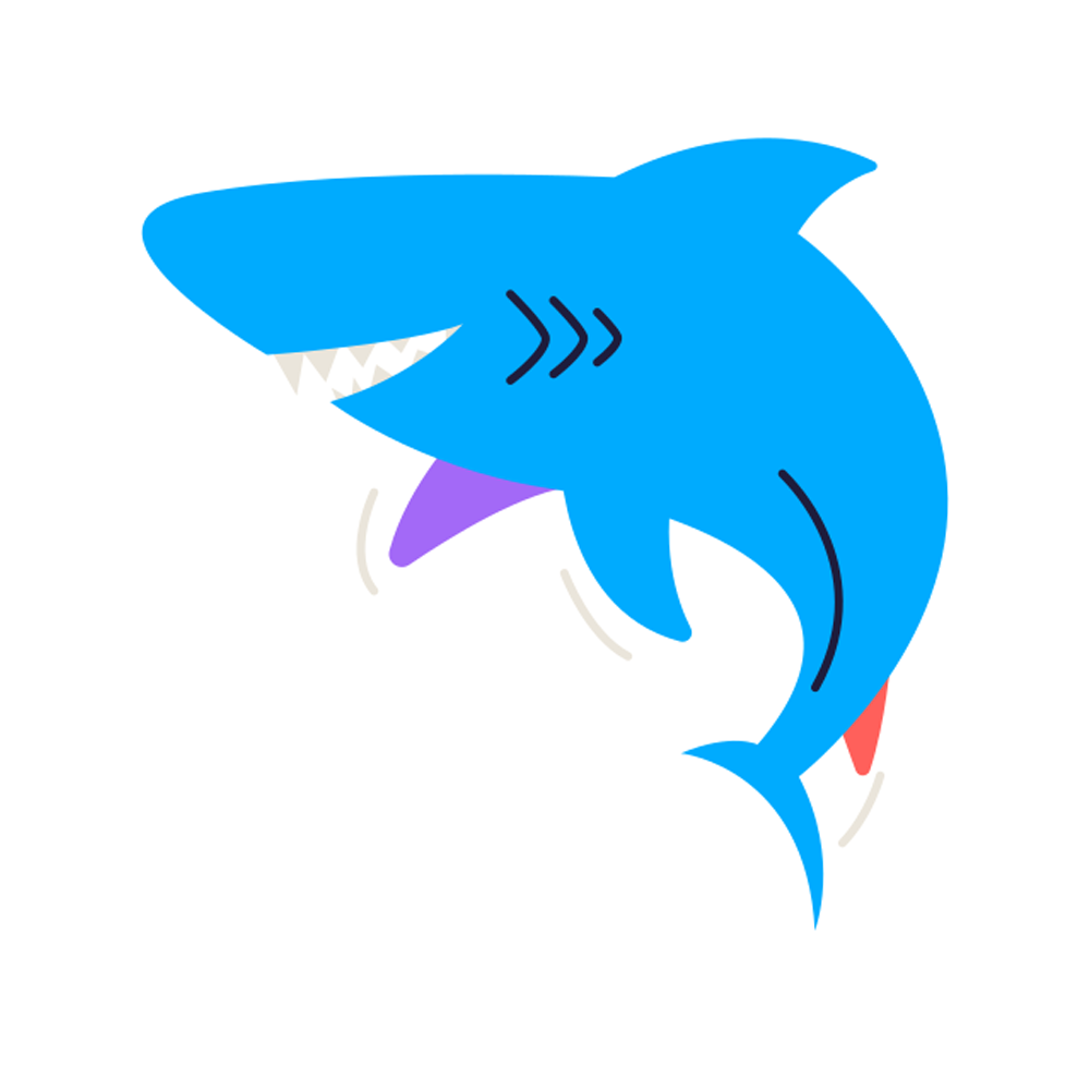 Shark Free Sticker Transparent Image