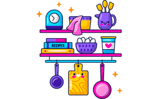 Shelves Sticker PNG