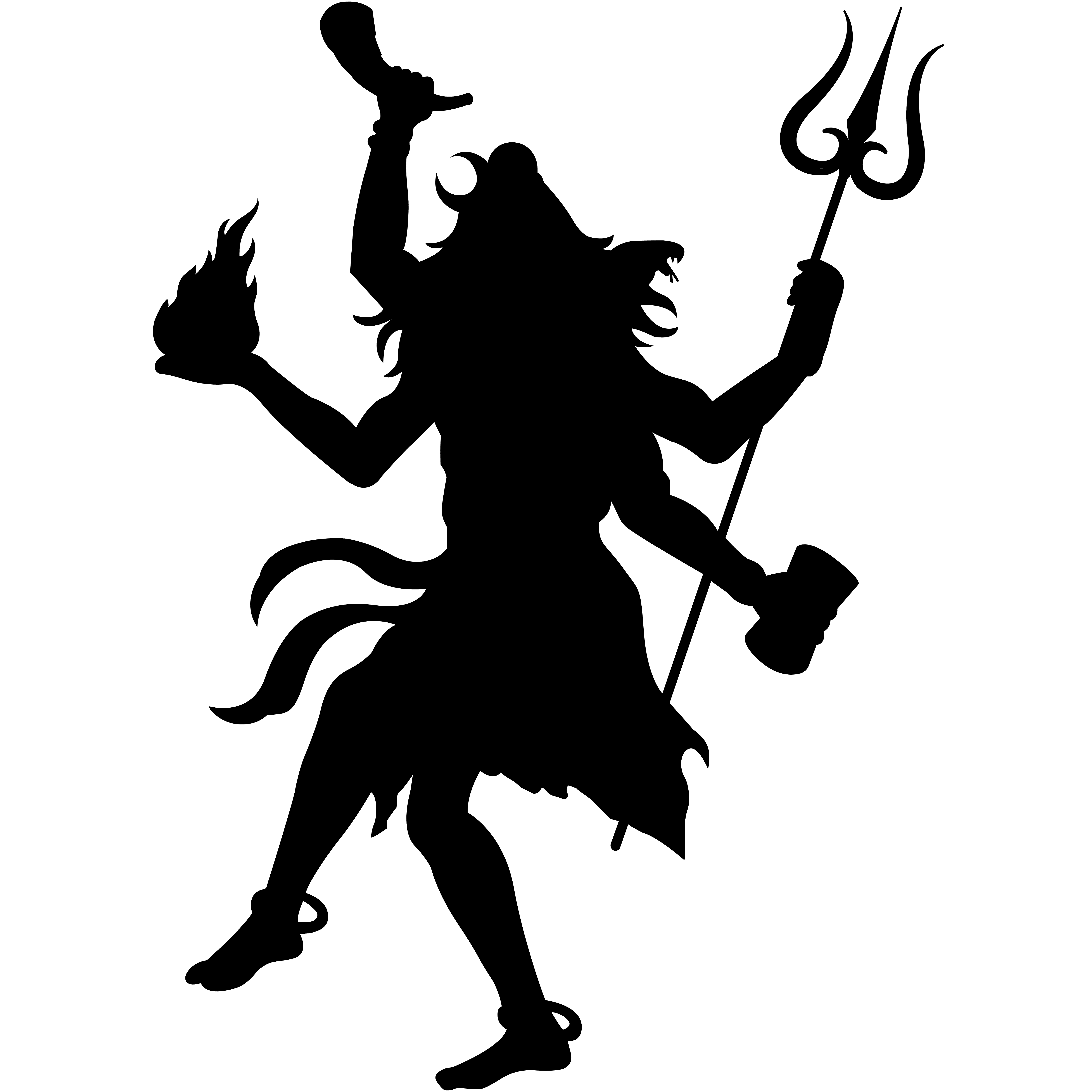 Shiva Shadow  Transparent Clipart