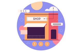 Shop Sticker PNG