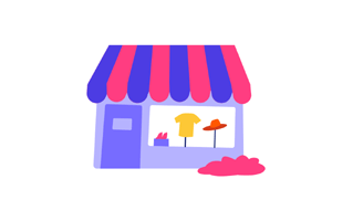 Shopping Store Sticker PNG