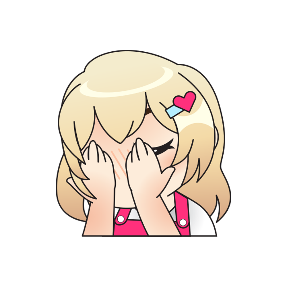 Shy Free Sticker Transparent Image