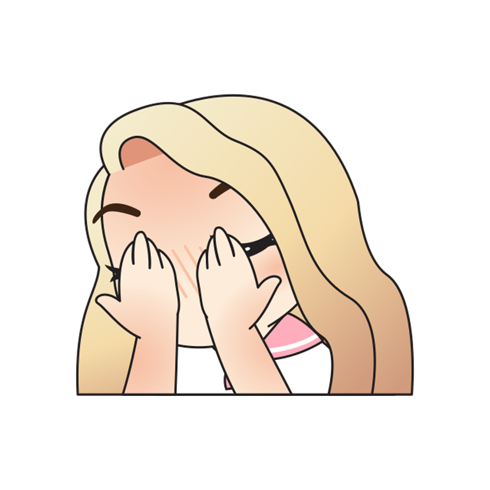 Shy Free Sticker Transparent Picture