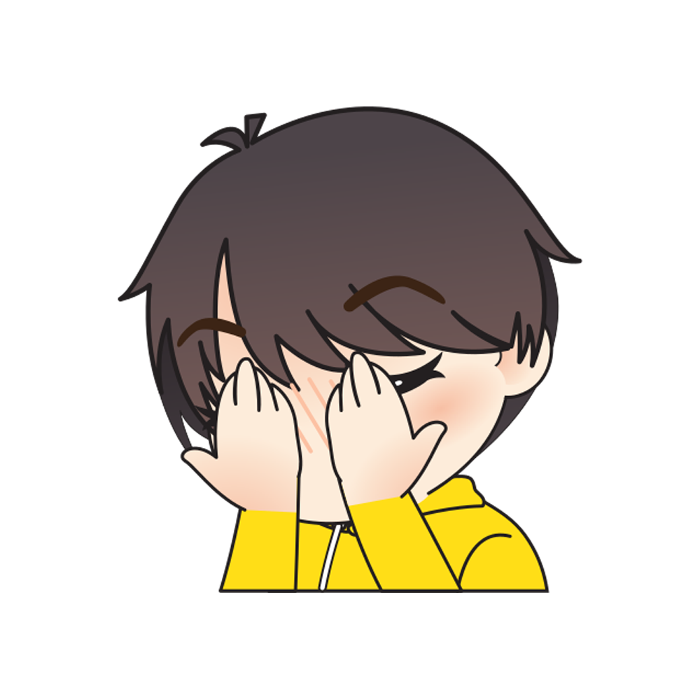 Shy Free Sticker Transparent Clipart