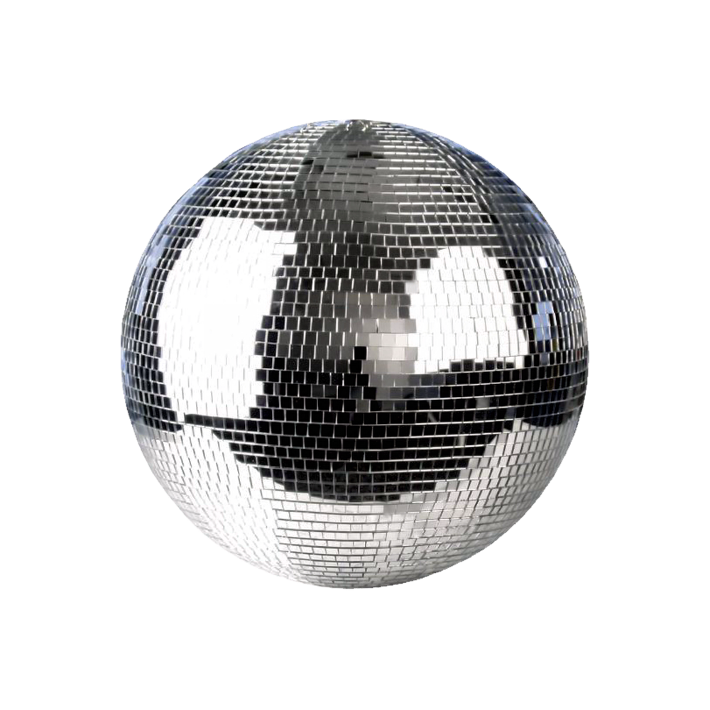 Silver Disco Ball Transparent Picture