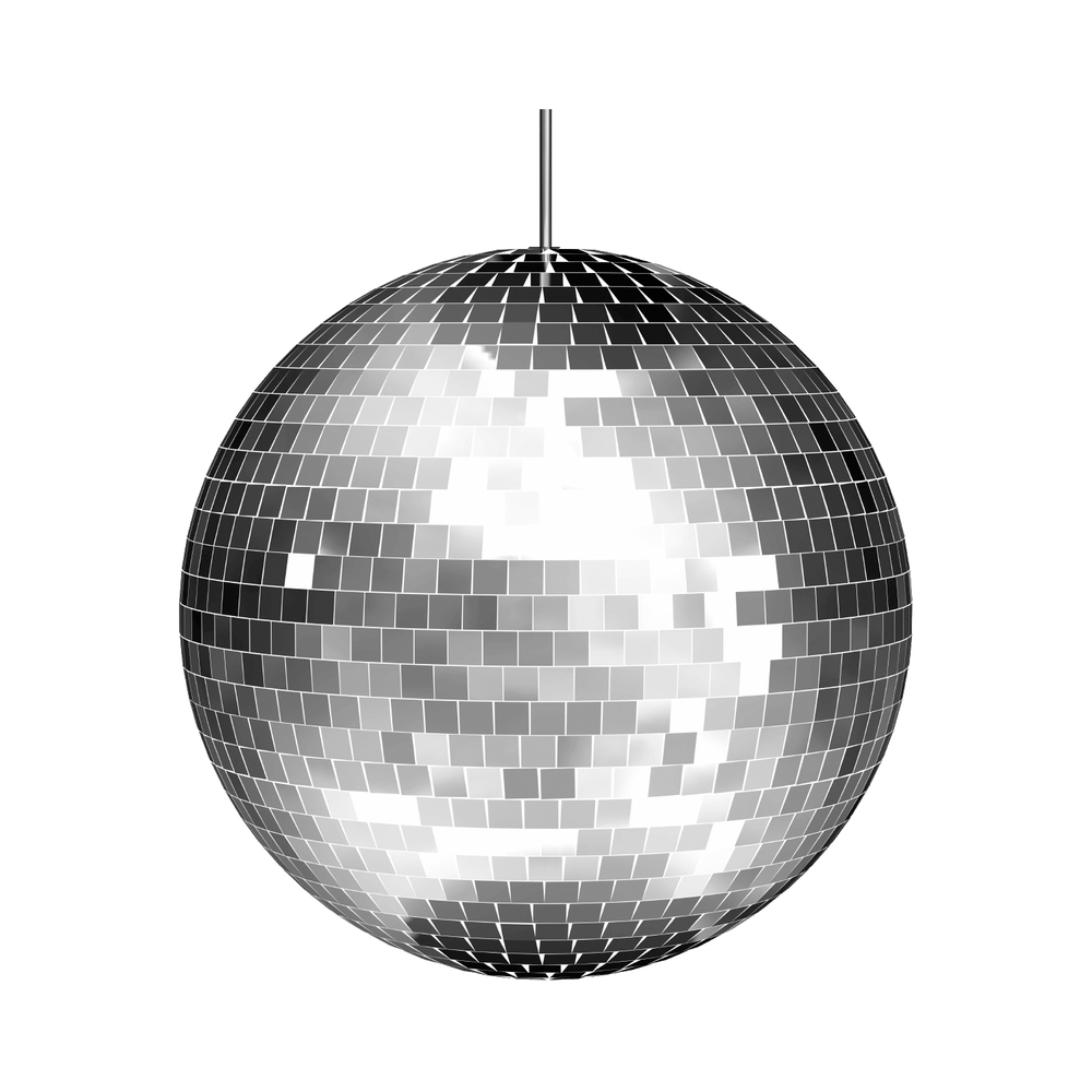 Silver Disco Ball Transparent Clipart