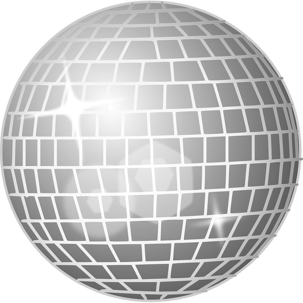 Silver Disco Ball Transparent Gallery