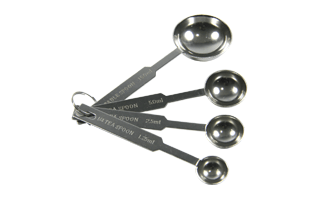 Silver Measuring Spoons PNG