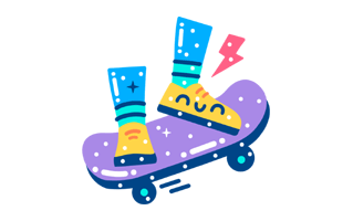 Skateboarding Free Sticker PNG