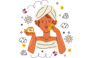 Skincare Sticker PNG