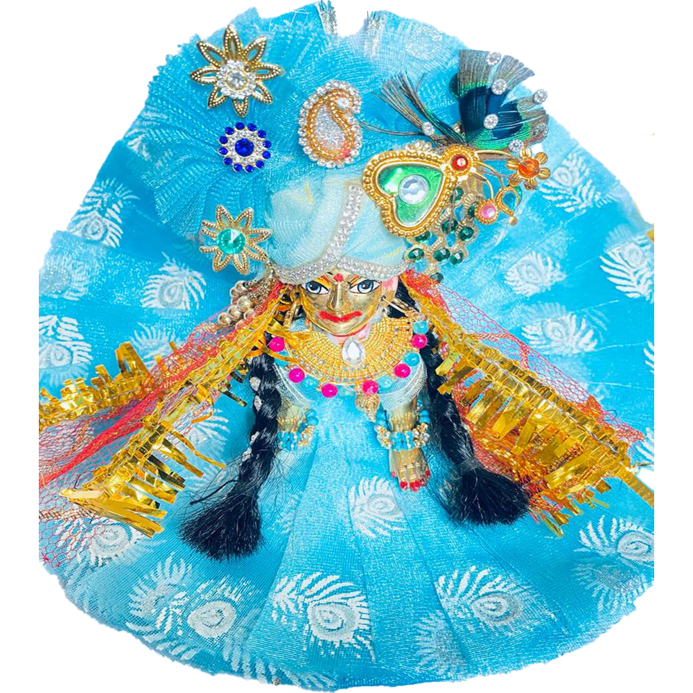 Sky Blue Laddu Gopal Dress  Transparent Gallery