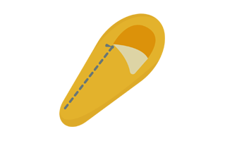Sleeping Bag Sticker PNG