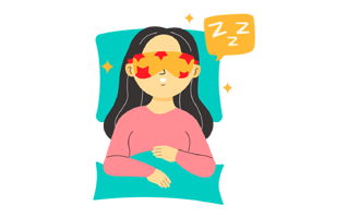 Sleeping Sticker PNG