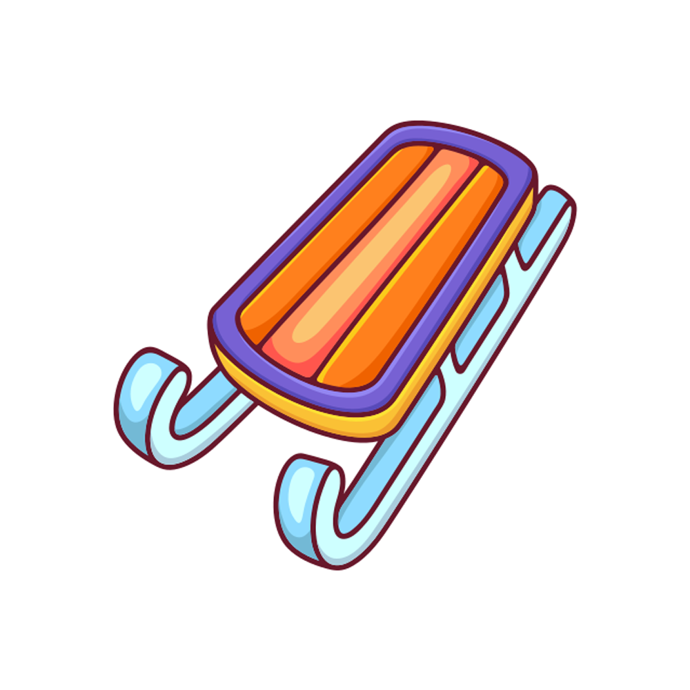 Sleigh Free Sticker Transparent Gallery