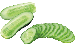 Sliced Cucumber PNG