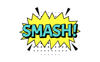 Smash Sticker PNG