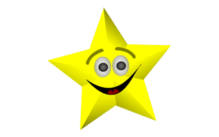 Smiley Star PNG