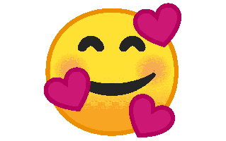 Smiling Face With Hearts PNG