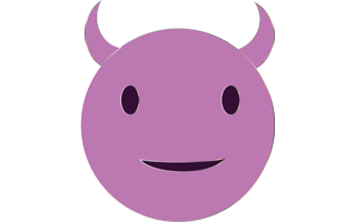 Smiling Face With Horns PNG