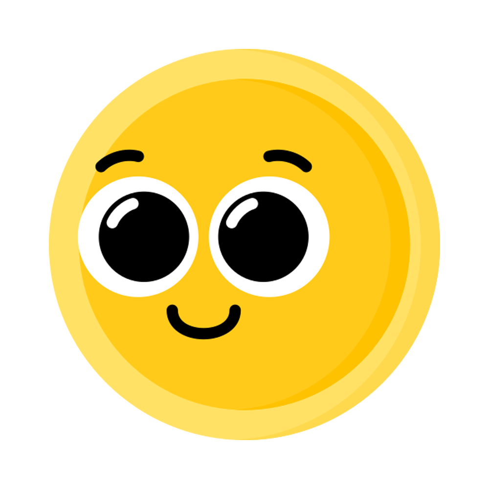 Smiling Free Sticker Transparent Image
