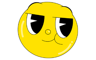 Smirking Sticker PNG