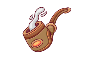Smoke Pipe Sticker