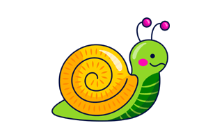 Snail Free Sticker