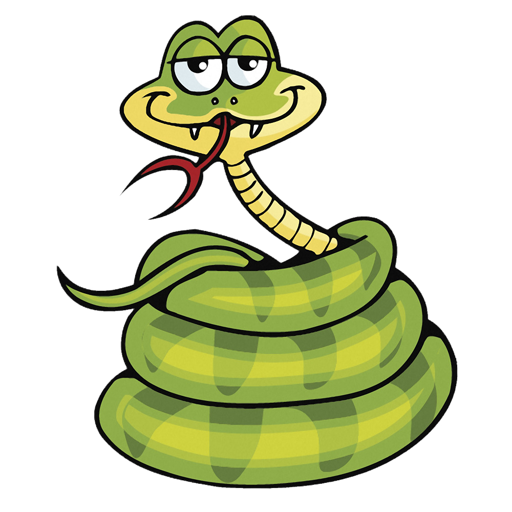 Snake Cartoon  Transparent Photo