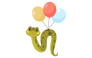 Snake Free Sticker PNG