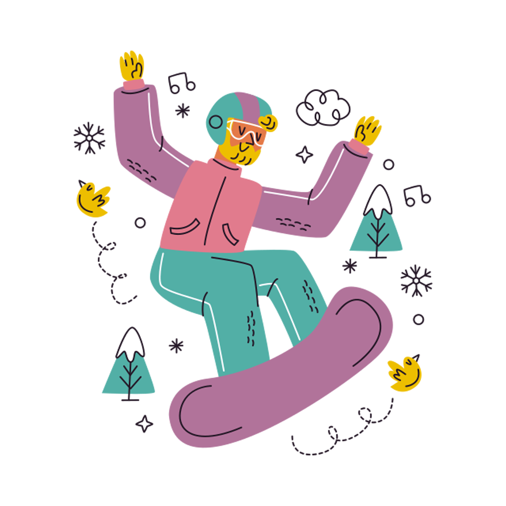 Snow Bike Free Sticker Transparent Picture