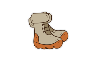 Snow Boots Free Sticker PNG
