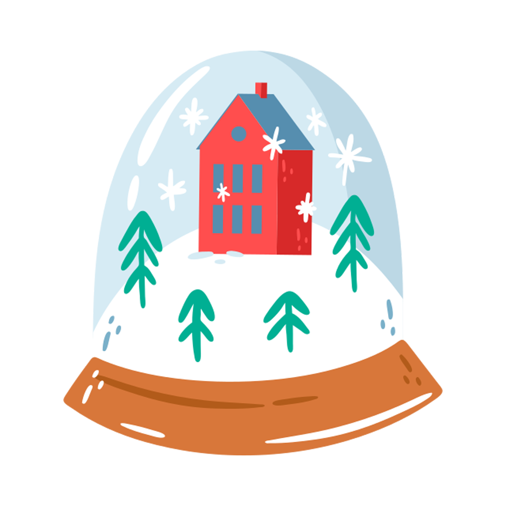 Snow Globe Free Sticker Transparent Image