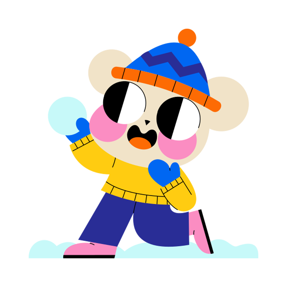 Snowball Sticker Transparent Picture