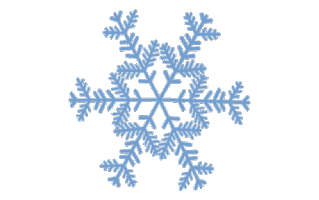 Snowflake Free Sticker PNG