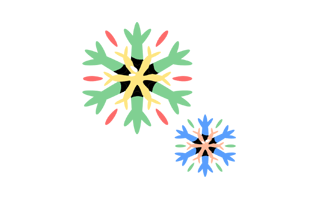 Snowflakes Sticker PNG