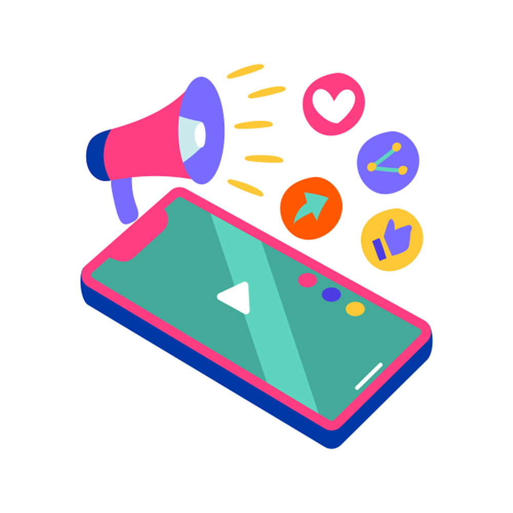 Social Media Marketing Free Sticker Transparent Image