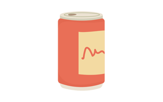 Soda Can Sticker PNG