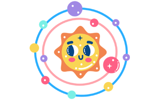 Solar System Sticker PNG