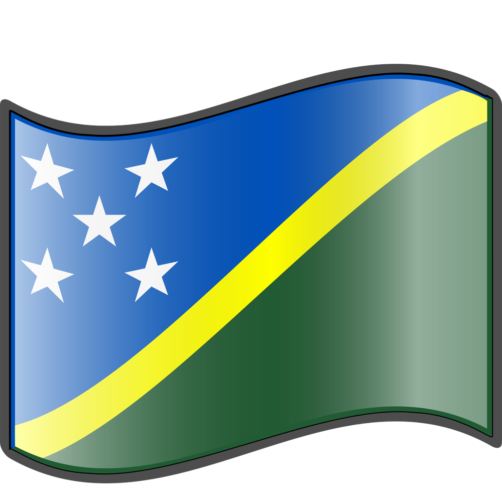 Solomon Islands Flag Transparent Image