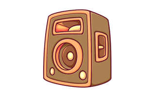 Sound Box Sticker PNG