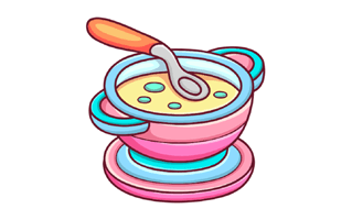 Soup Sticker PNG