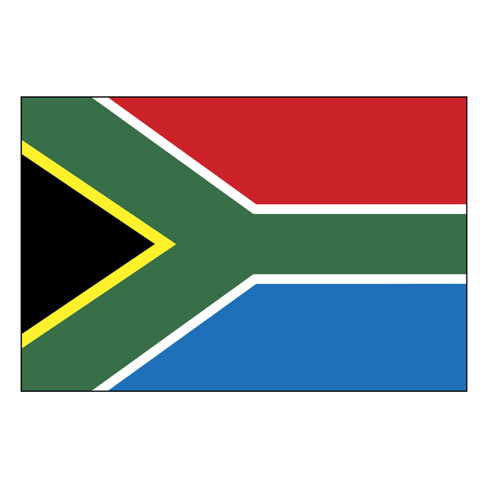 South Africa Flag Transparent Image