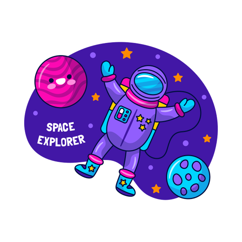 Space Free Sticker Transparent Picture