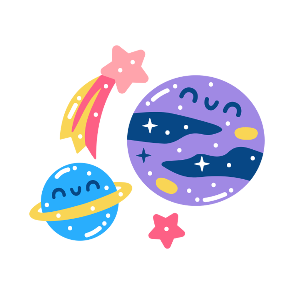 Space Free Sticker Transparent Gallery